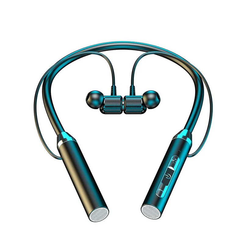 Купи New Wireless Bluetooth Headset Neck-mounted Stereo Bluetooth 5.0 Magnetic Music Earplugs Fashion In-ear Sports Headset Recommend за 188 рублей в магазине AliExpress