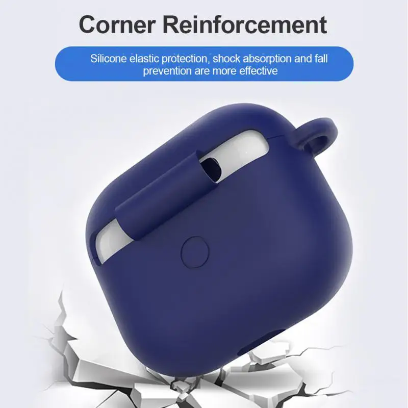 

For Airpods 3 Case Silicone Protective Sleeve Shockproof Earphone Accessorie Protective Case Cover For Airpods3