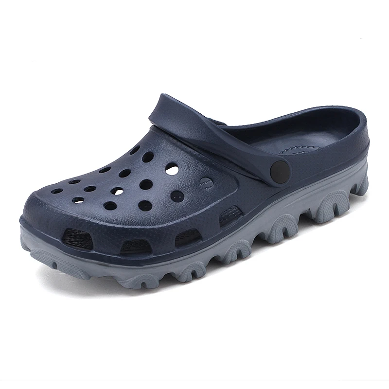 Плюс Большой размер 50 51 52 53 54 Летние резиновые сандалии Мужские сабо Садовая