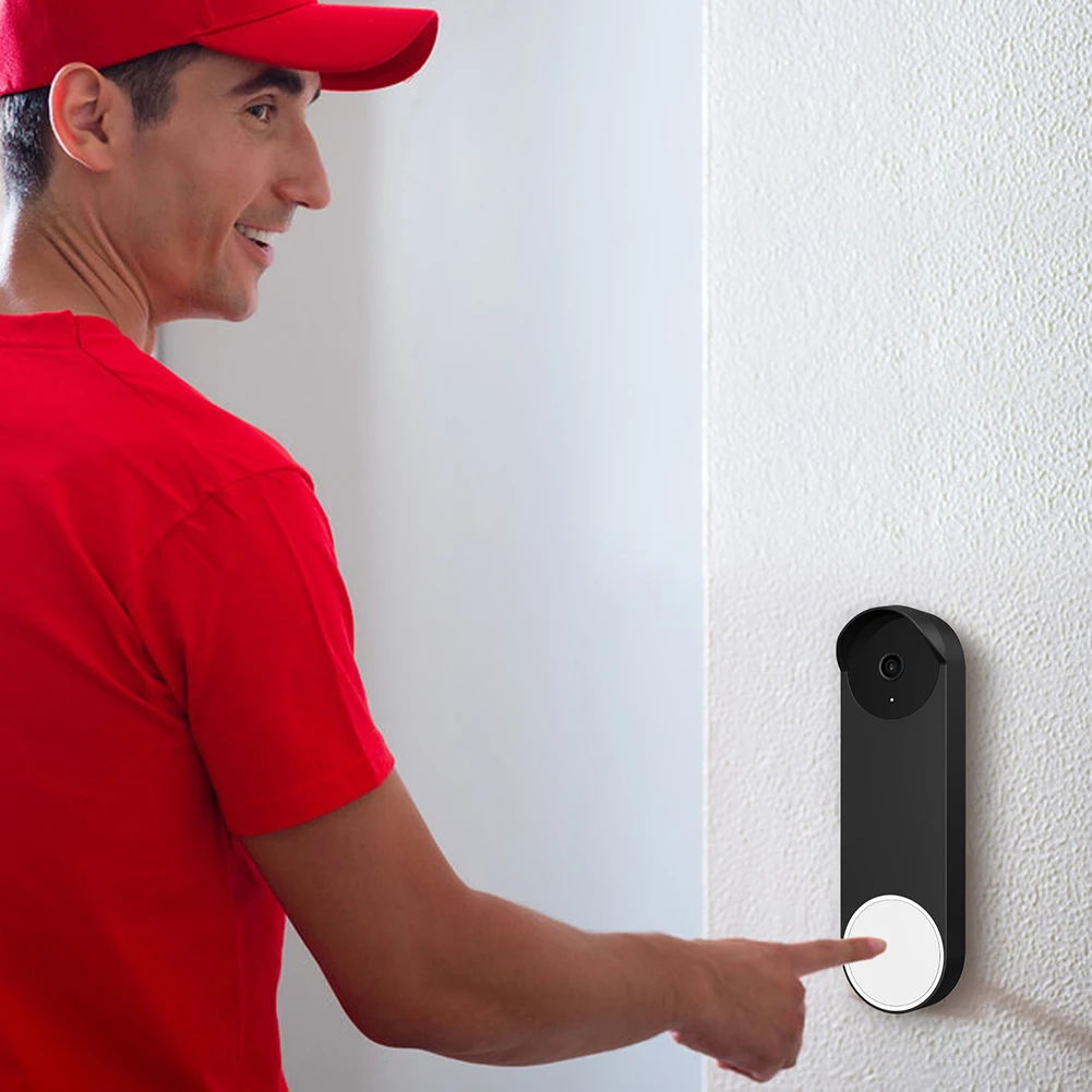 

Silicone Doorbell Skin Drop-proof Waterproof Doorbell Skin Case Accessories Anti Sunlight for Google Nest Doorbell Wired 2nd Gen