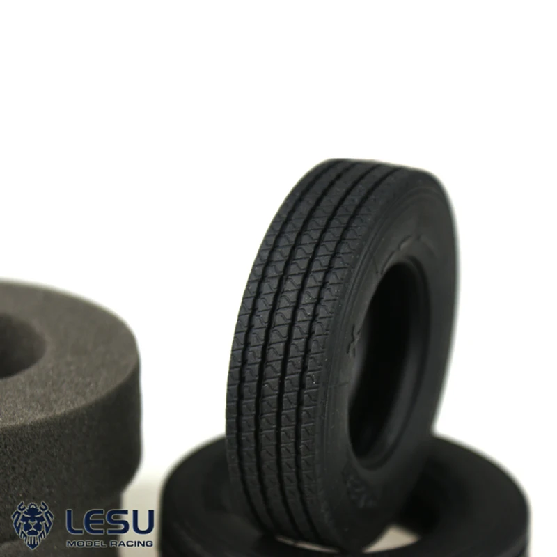 LESU Spare Rubber Wheel Tires for 1/14 RC Tractor Truck TAMIYA Scania Benz VOLVO MAN Remote Control Toys Cars Model TH02597-SMT7 enlarge