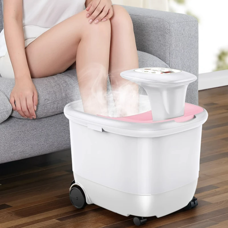 

Thermostatic Heating Foot Bath Tub Home Automatic Wireless Remote Control Foot Basin Electric Massage Steam Health Bucket