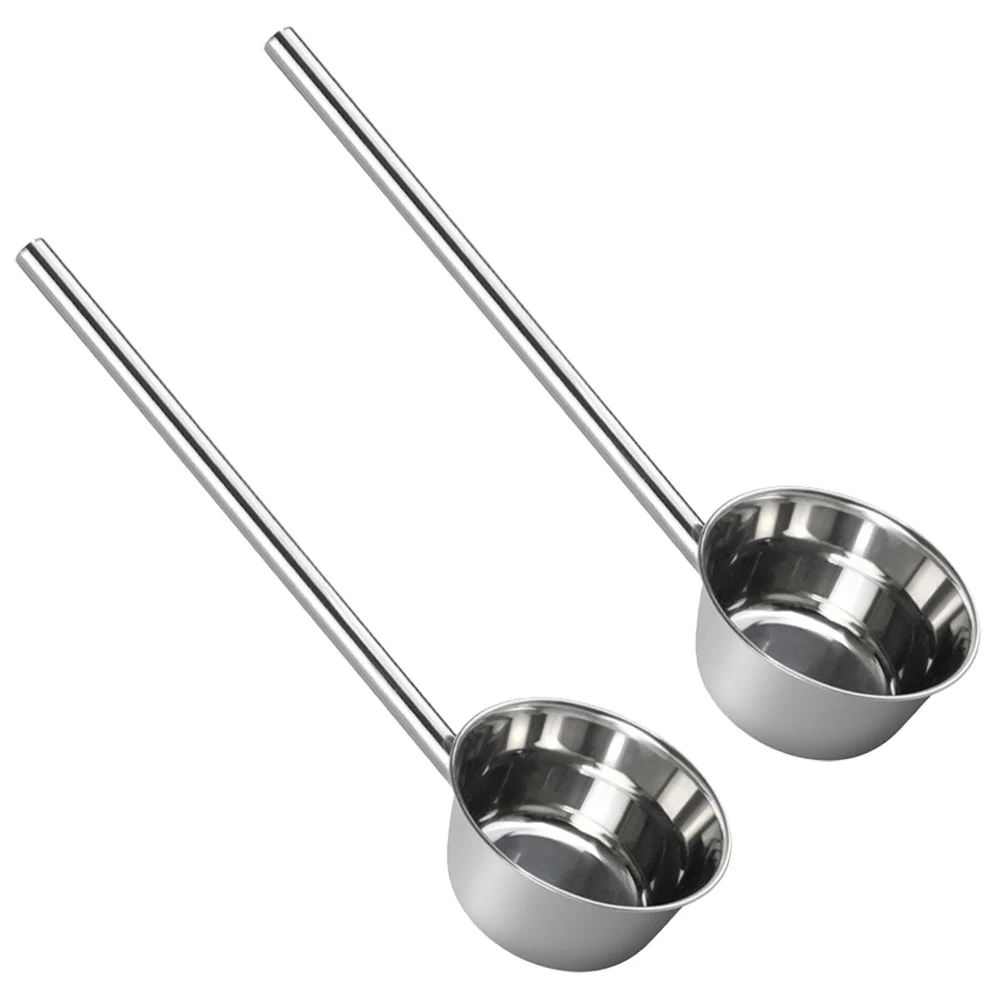 

Stainless Steel Spoon Household Water Ladle Soup Ladles Cooking Convenient Spoons