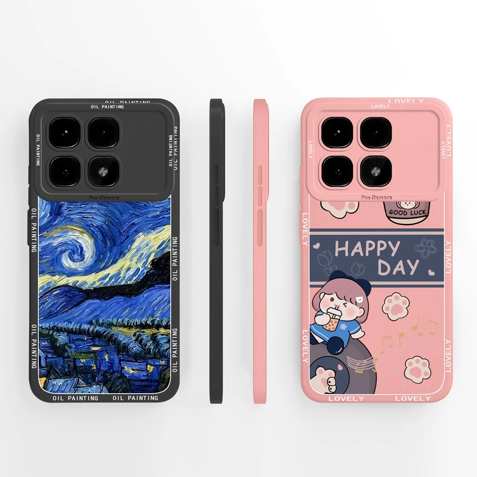 Задняя крышка для Redmi K70 Ultra Shell милые мягкие силиконовые противоударные защитные