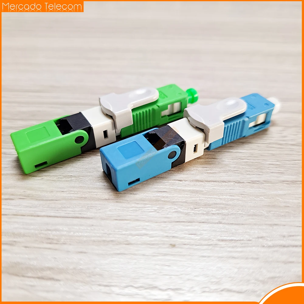 Wholesales FTTH ESC250D APC UPC Single-Mode Fiber Optic SC APC UPC Quick Fast Field Assembly Connector For Drop Cable