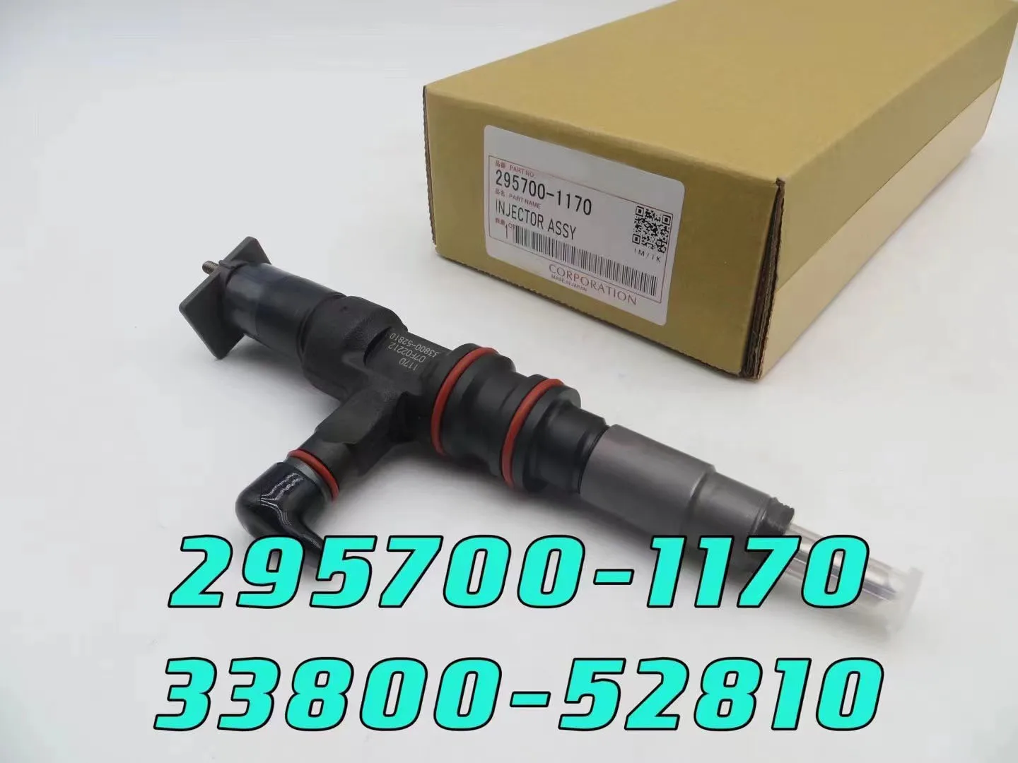 

Genuine New Diesel Common Rail Fuel Injector 295700-1170, 33800-52810