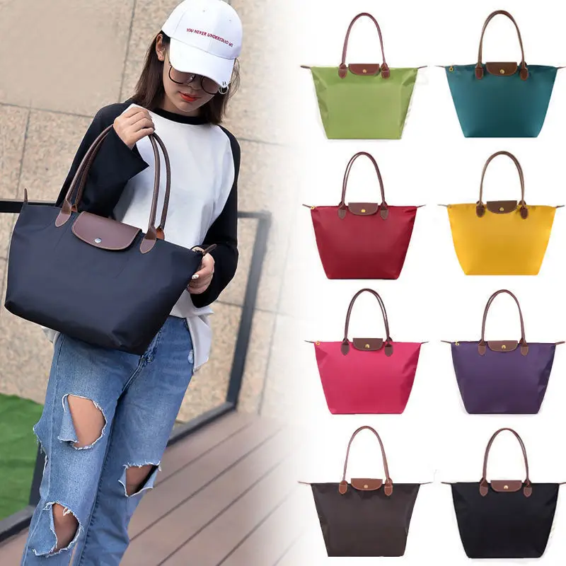 Fashion Mom Shopping Bag Handbag Oxford Beach Cloth Women's Folding Storage Bag
