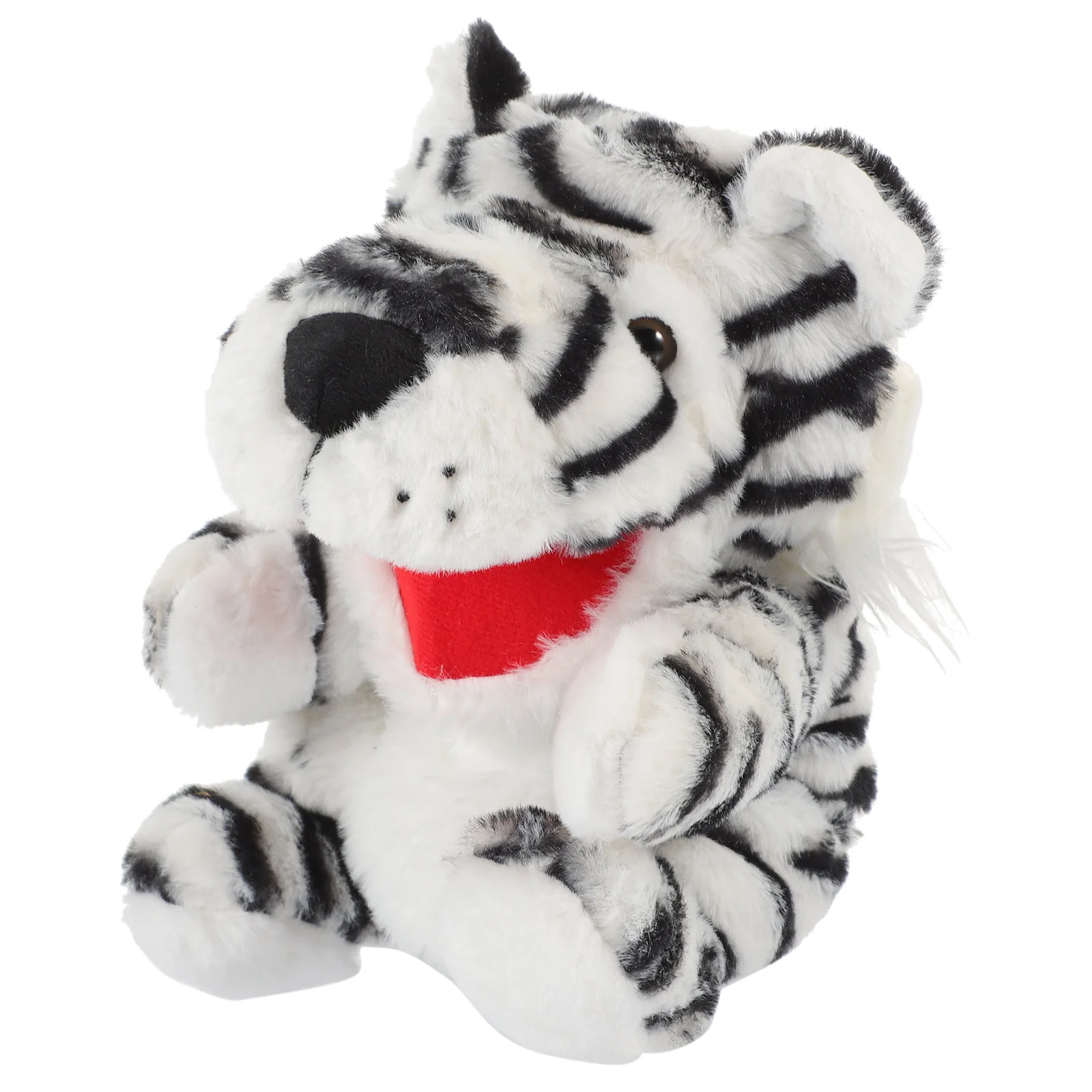 

Kids Playset Hand Puppet Emulated Animal Toy Plush Puzzle Cartoon Story Telling Tiger Interactive Simulation Model Child