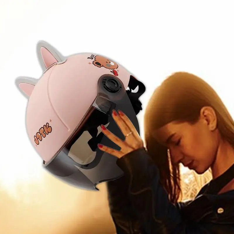 Мужские мотоциклетные шлемы Hlf защитные для скутера мотошлем Casco Vepa Village Riding Capacete