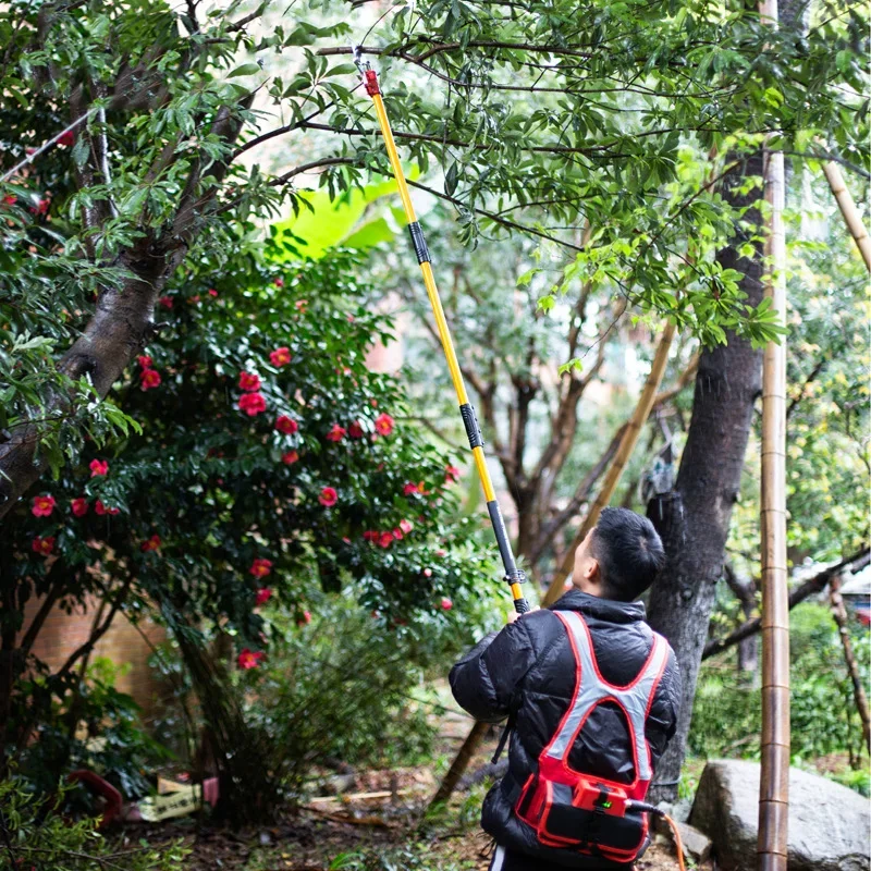 Удлиненные ножницы для обрезки ветвей электрические садовые