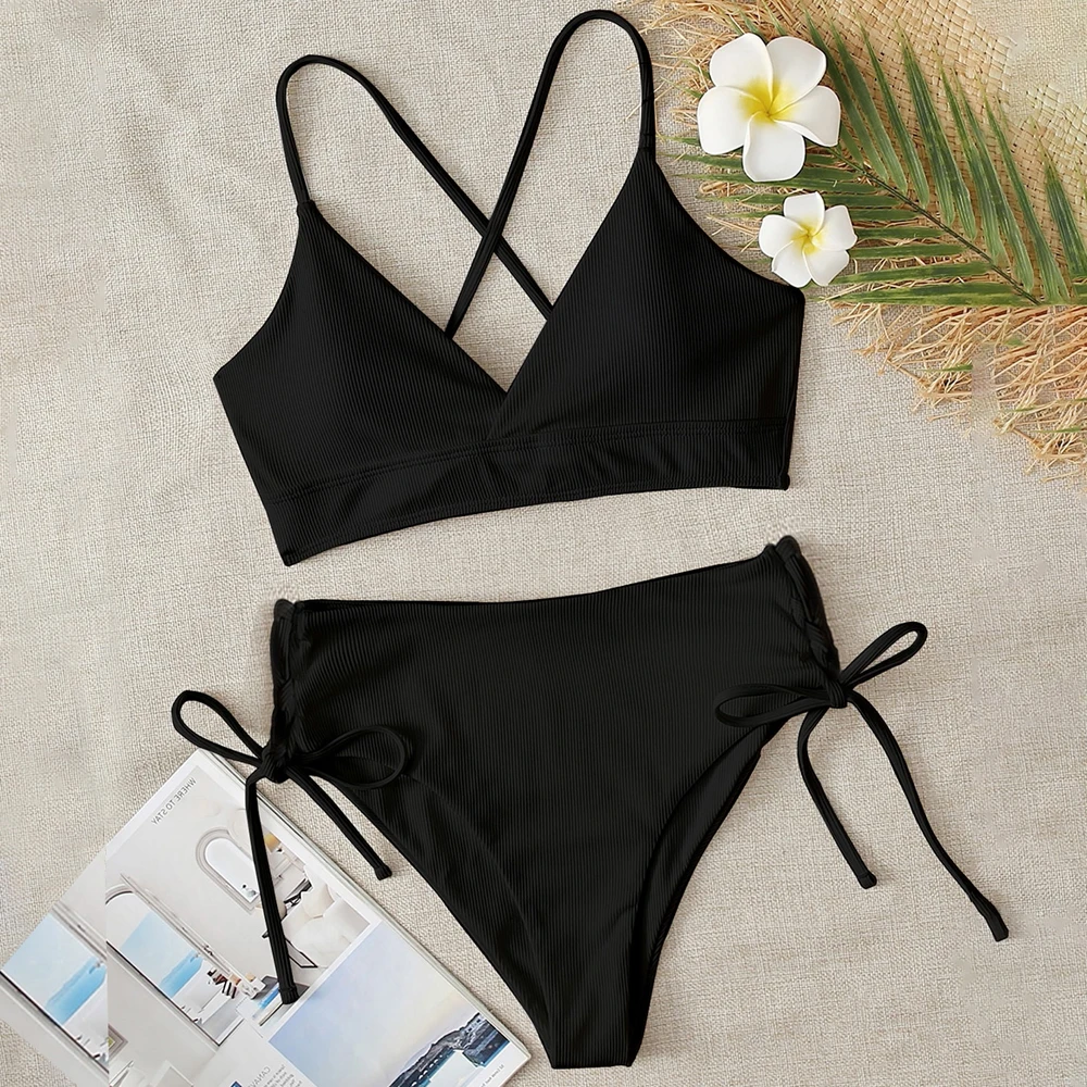 Женский купальник-Бикини на тонких бретелях, 2022