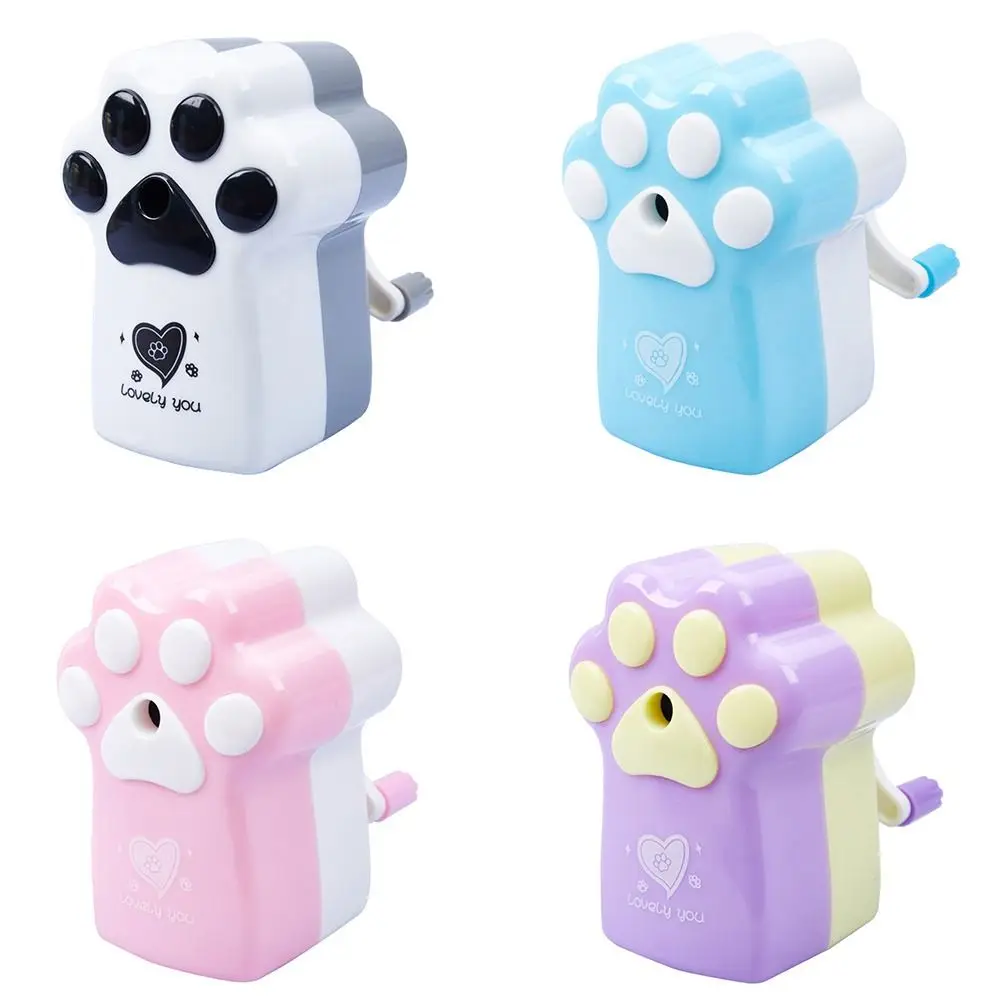 

Cat Claw Student Prize Gift Anti Sticking Lead Pencil Sharpener Automatically Enters Lead Hand-cranked Mechanical Tool