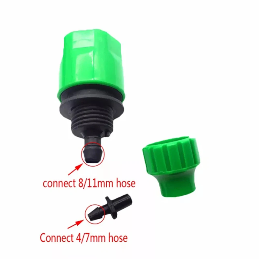 5Pcs 4/7 8/11mm Plastic Garden Water Hose Quick Connector Micro Irrigation Adapter Connector Drip Irrigation