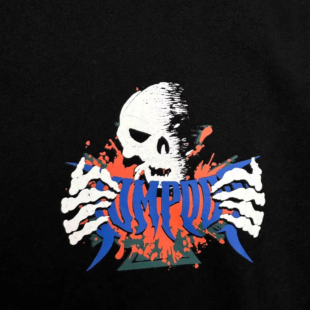 Фото Новый мужской пуловер с черепом OSAMASON JUMPOUT TOUR MERCH, толстовки с капюшоном, бархатный хлопок, плотный флис, США E68 №3