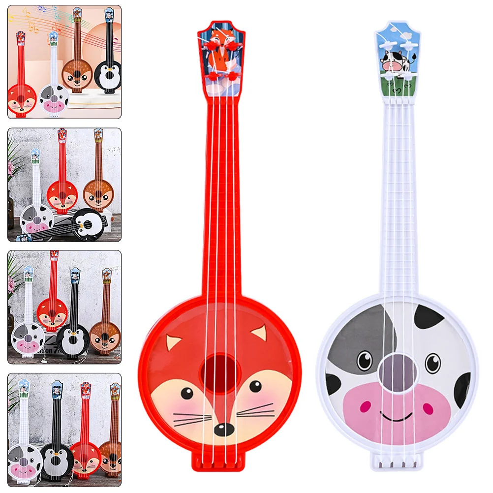 

Guitar Toy Kids Ukulele Instrument Musical Beginners Kid Model Simulation Children Toddler Toys Plastic Educational Early