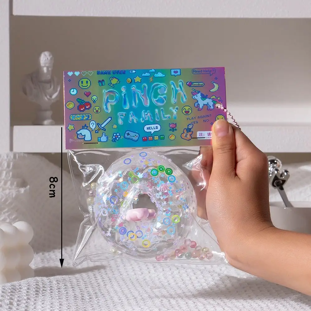 Креативные гигантские игрушки-пончики мягкие липкие декомпрессионные зажимные