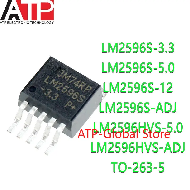 5 шт./лот женственная лампочка LM2596S-ADJ LM2596S-5.0 LM2596S LM2596HVS LM2596 TO-263