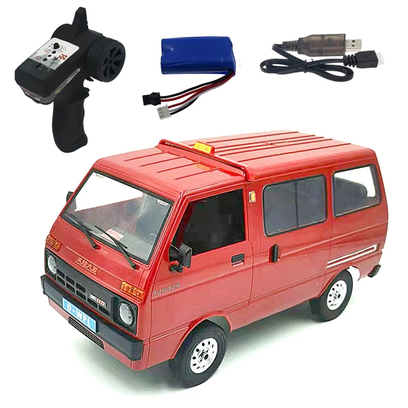 

D42 1/10 2.4 2WD RC Car Simulation Drift Truck LED Light Remote Control On-Road Car for WPL D42 TJ110 for Kids Gifts
