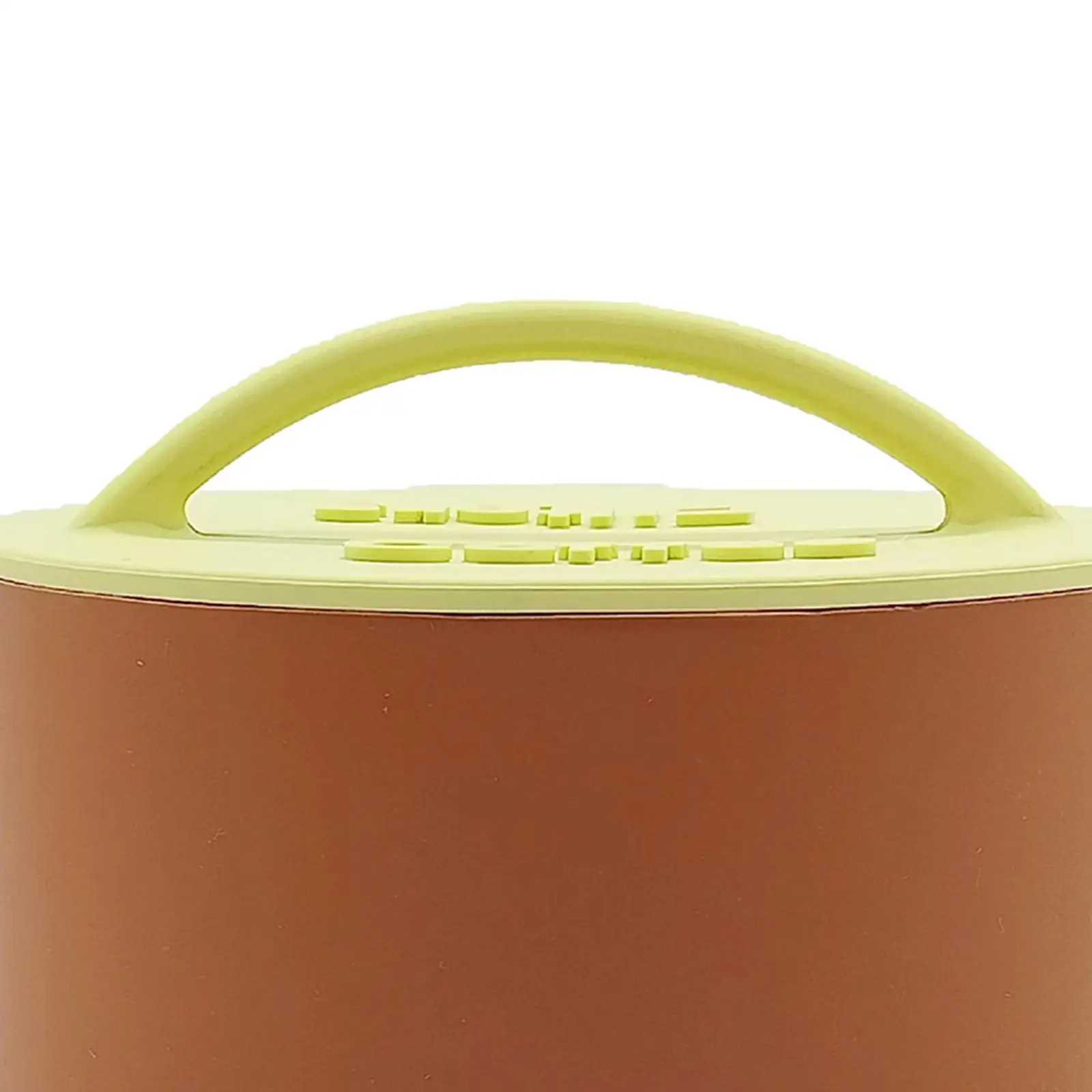 

Round Silicone Coffee Filter Holder Container Organizer Stylish Looking Brown