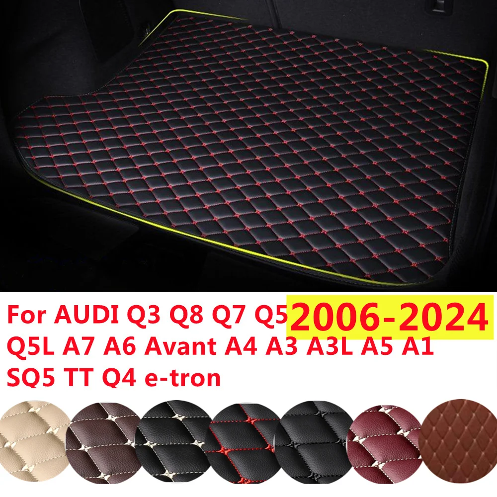 Кожаный задний багажник YJ XPE на заказ подходит для AUDI Q3 Q8 Q7 Q5 Q5L A7 A6 Avant A4 A3 A3L A5 Sedan A1