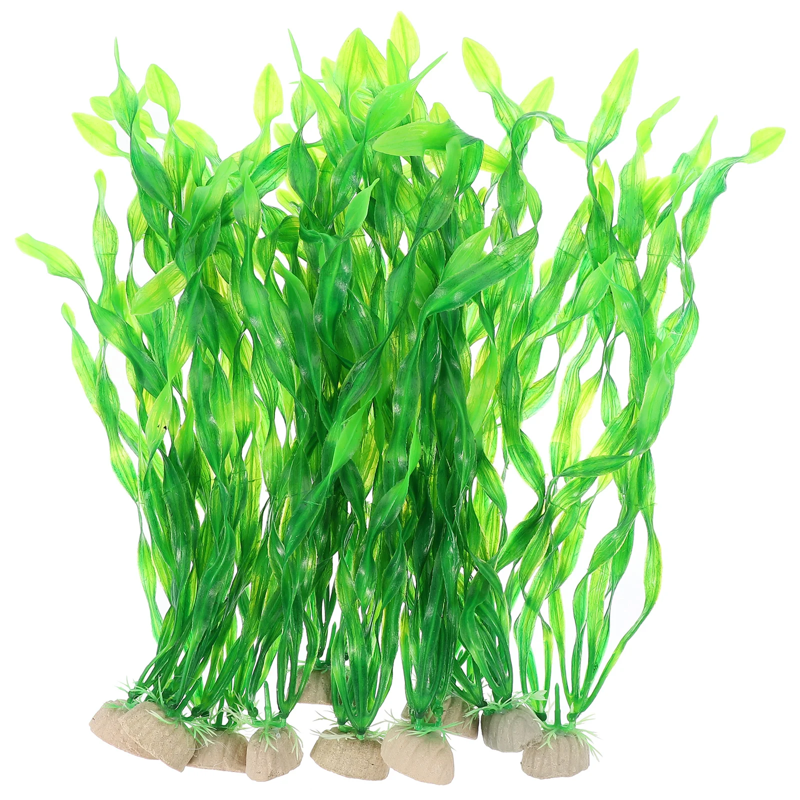 

10 шт. аквариумные украшения, искусственные водные растения, аквариумные растения, Декор, аквариумные водоросли, водоросли для украшения вну...