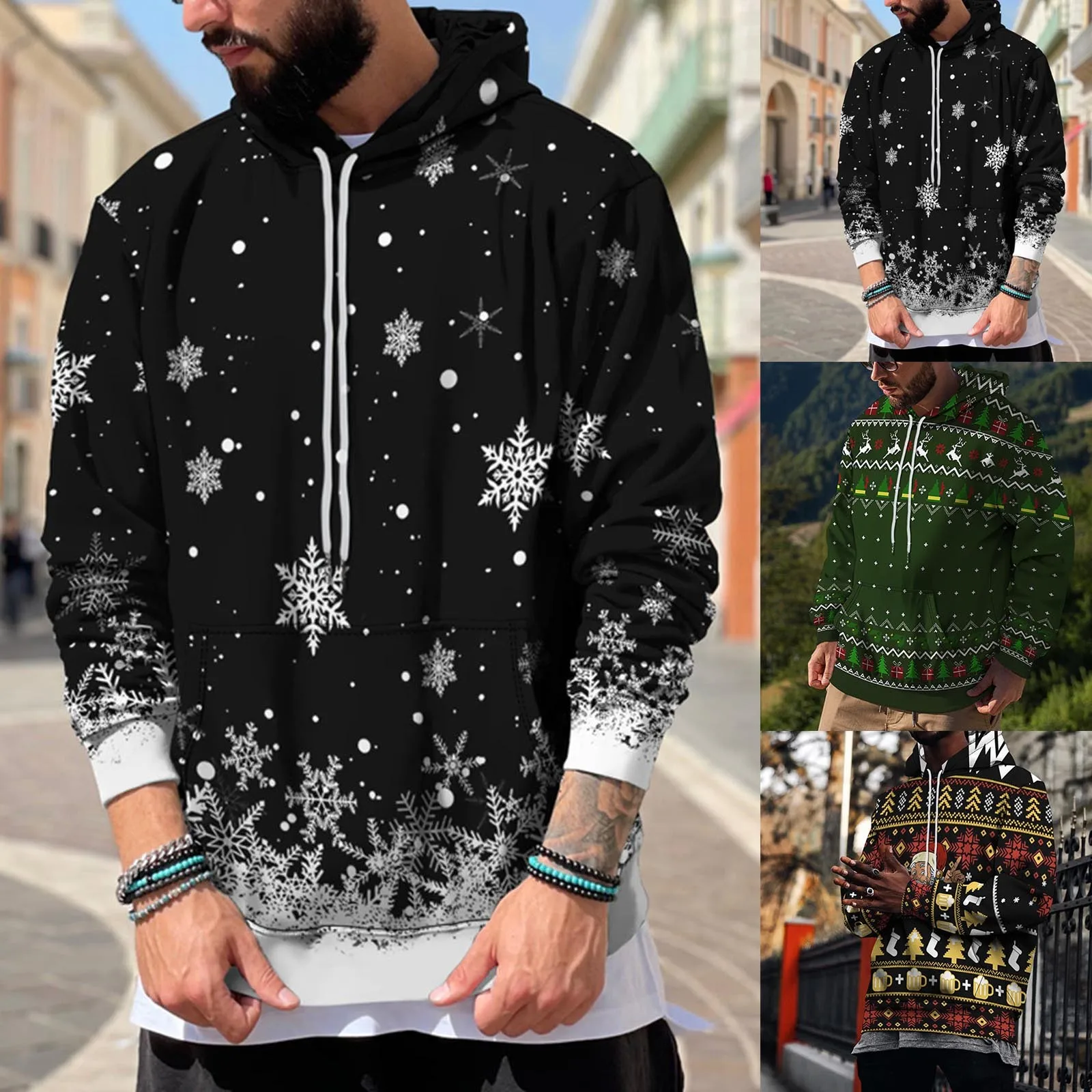 

Толстая флисовая рубашка с капюшоном и графическим принтом на заказ, Мужская Роскошная толстовка с капюшоном, Мужская мягкая толстовка