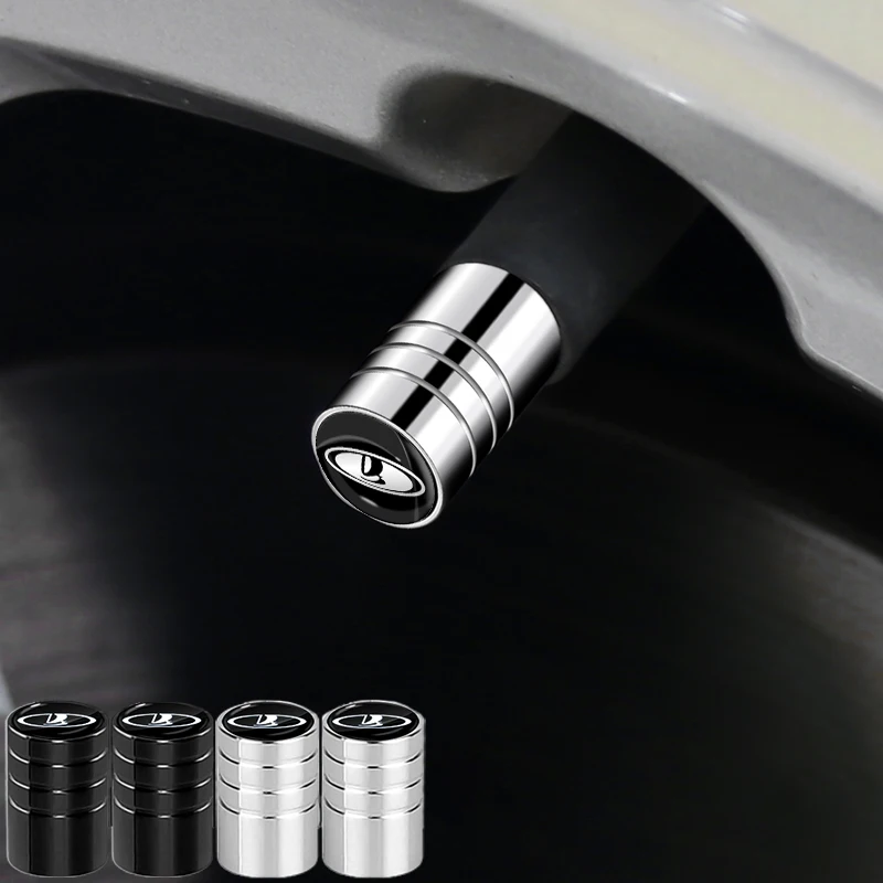 

4Pcs Copper Chrome Plating Car Wheel Tire Valve Stem Caps Cover Car Accessories for Lada Priora Sedan Sport Kalina Vesta Niva Et