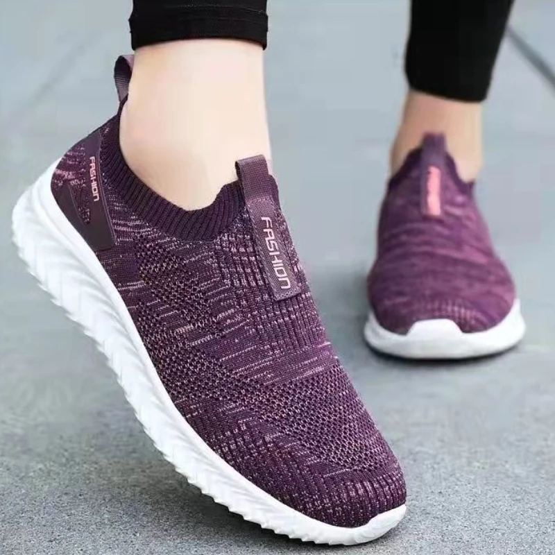 

кроссовки женские летняя обувь женская туфли на платформе обувь женская весна обувь летняя женские Женские Прогулочные кроссовки с мягкой подошвой, легкие лоферы с круглым носком, удобные нескользящие, спортивная обувь