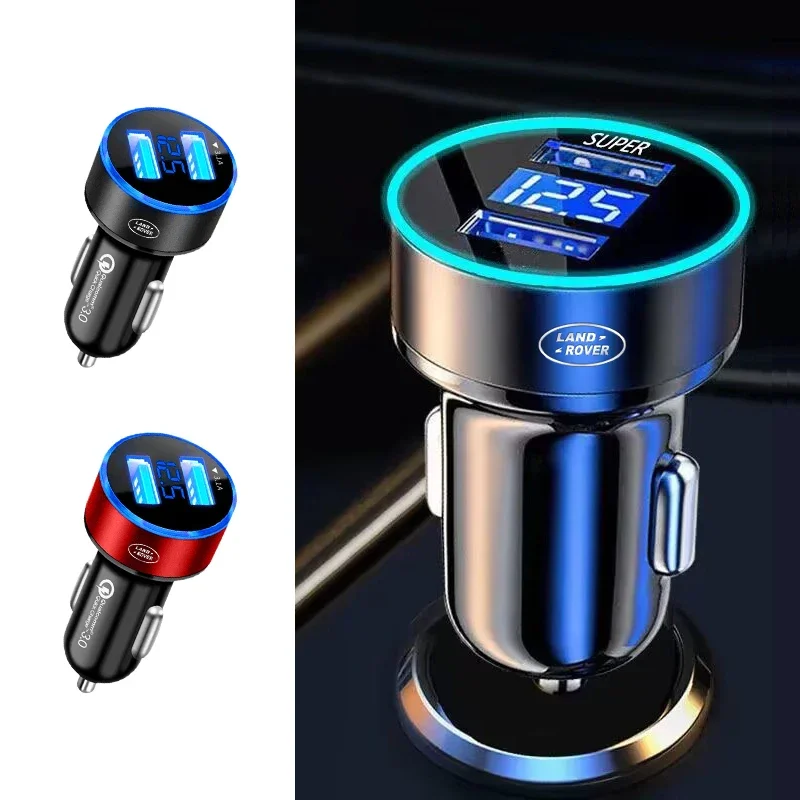 1 зарядное устройство 2 USB-порта быстрая зарядка цифровой дисплей автомобильные