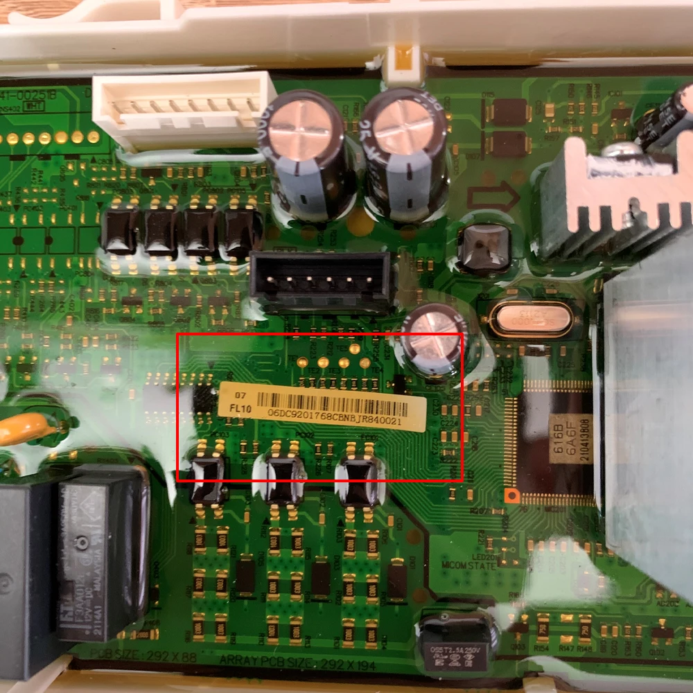 Совершенно новая Оригинальная материнская плата стандарта Samsung для барабанной