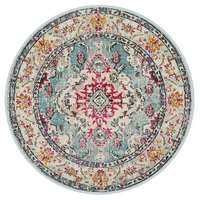 new retro ethnic carpet round carpet moroccan style carpets for living room anti slip floor mat soft area rug home decoration