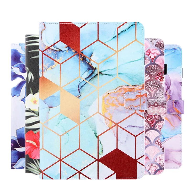 

For Samsung Tab A7 SM-T500 SM-T505 Case For Samsung Galaxy A7 2020 10.4 T500 T505 T507 Case 3D Fashion PU Leather Cover