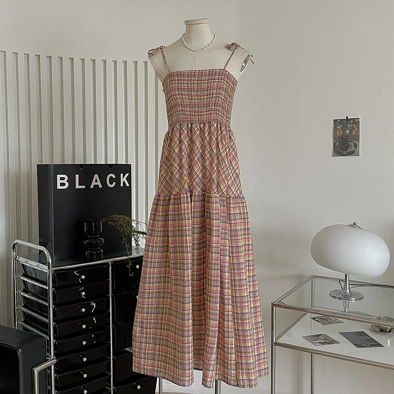 

Модное платье из хлопка и льна на бретельках для женщин 2023 женское элегантное роскошное красное летнее длинное платье со шнуровкой в стиле Звезд