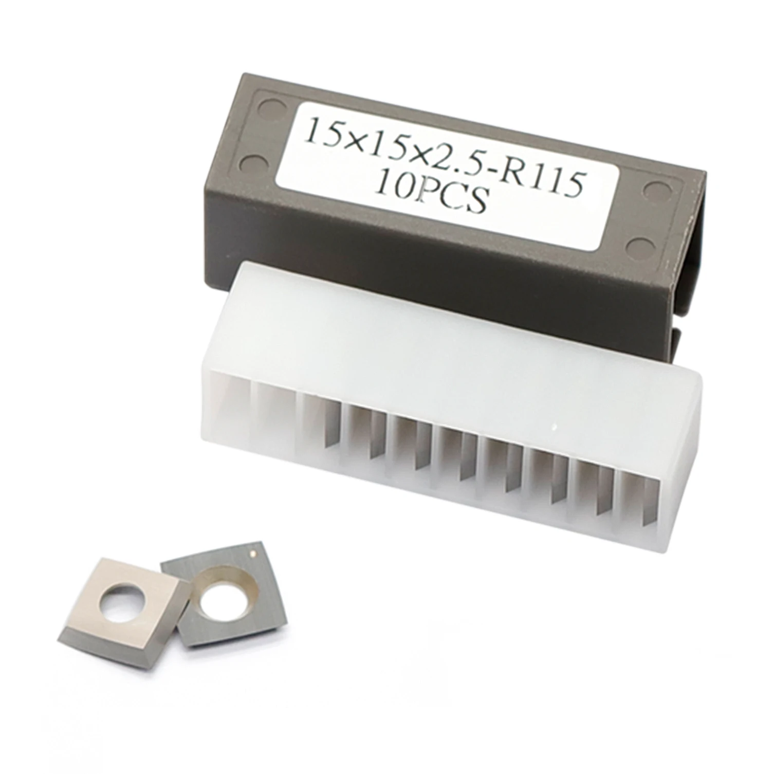 

10 шт., сменные режущие пластины из карбида, 15 х15х2, 5 мм-R115
