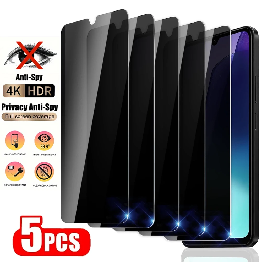 Фото Антишпионская пленка из закаленного стекла для Xiaomi Redmi A3 Pro A1 A2 Plus A5 A4 13C 12 10 C 12C 10C 10A 9C NFC 9T Защитная пленка для экрана конфиденциальности №1