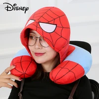 disney u shaped travel pillow neck support headrest cushion soft nursing marvel iron man hulk spiderman soft home outdoor