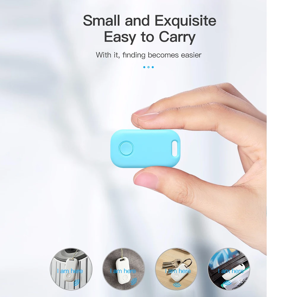 

S6 Rectangle Mini Tracker Anti-lost Wireless Bluetooth-4.0 Compat Car Child Wallet Key Finder Locator