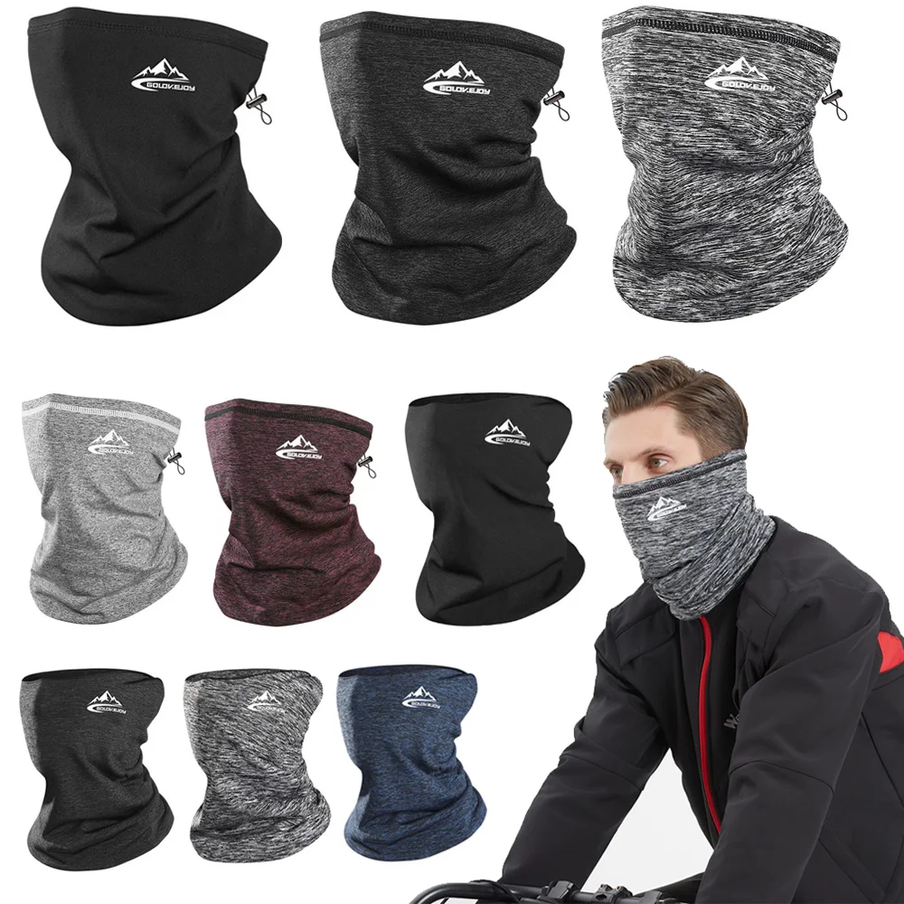 

Outdoor Hiking Winter Neck Warmer Cycling Scarf Sports Headwear Face Scarf Bicycle Bandana Men Simple Fashion Bike Headbands