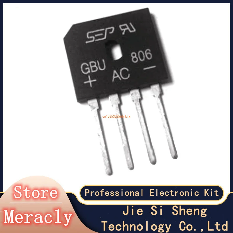 

5 шт. GBU808 800 в 8A силовой диодный мост выпрямитель