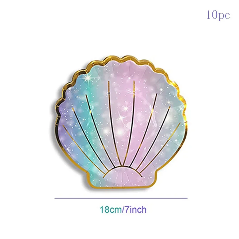 

Одноразовые бумажные тарелки Uder The Sea