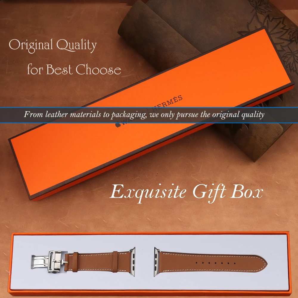 Bracelet for Apple Watch Ultra Band 8 7 6 5 4 3 2 1 SE Genuine Leather Apple Watch Strap 49mm 45mm 41 44 40 42 38 for iWatch