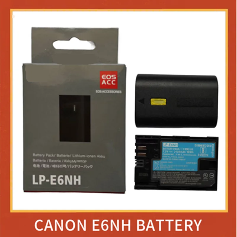 

LP-E6NH аккумулятор, подходит для Canon EOS R R5 R6 5D 5D3 5D4 5DS 5DSR 6D 6D2 7D 7D2 60D 70D 80D 90D Mark IV III IIl