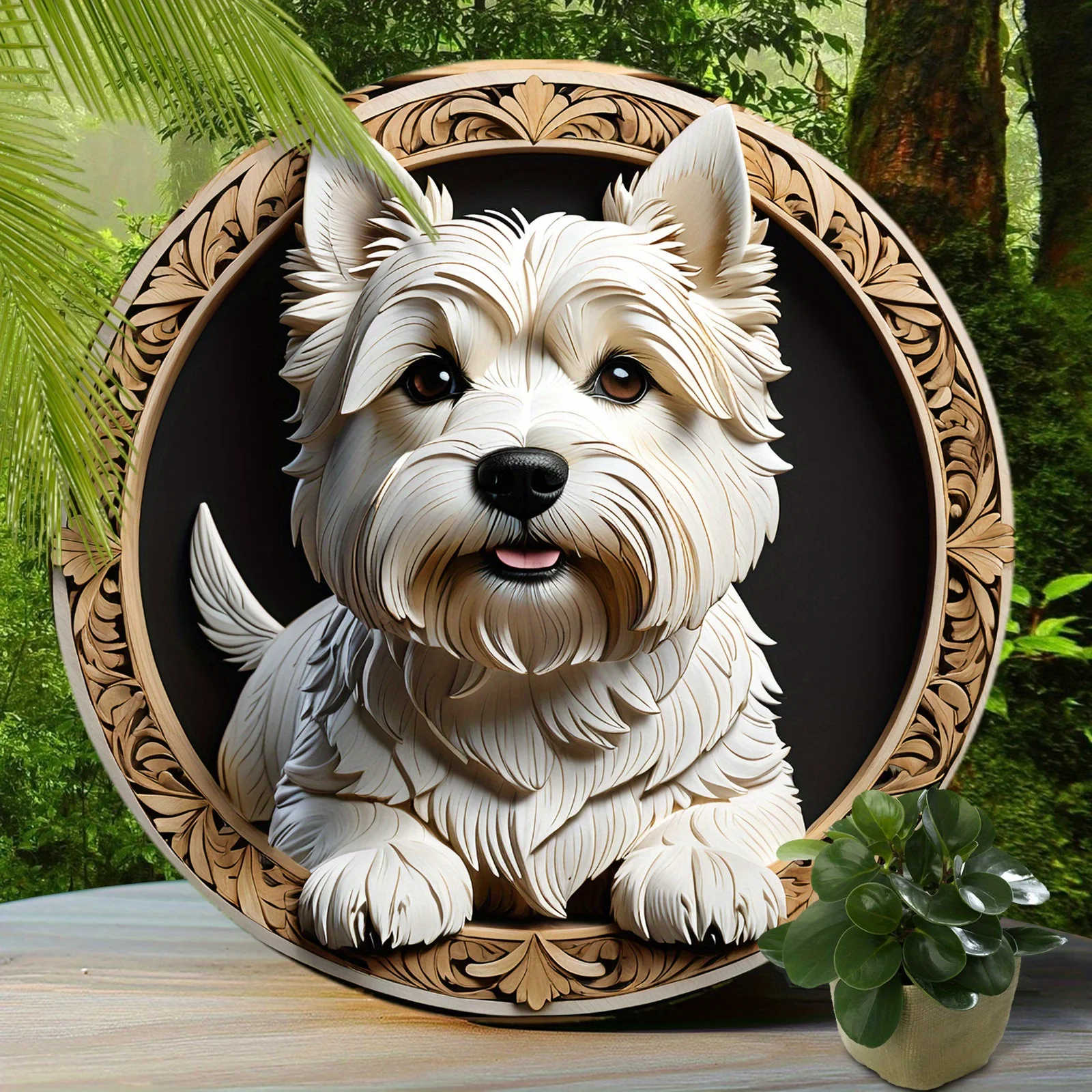 

Знак West Highland White Terrier из алюминия