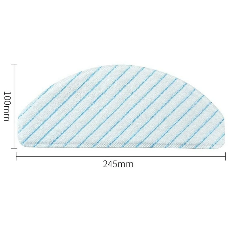 Microfiber Disposable Cleaning Mop for ECOVACS DEEBOT OZMO T8 / T8+/ AIVI/ N8/ N8 Pro/ Pro+ Robot Vacuum 30 Pcs |
