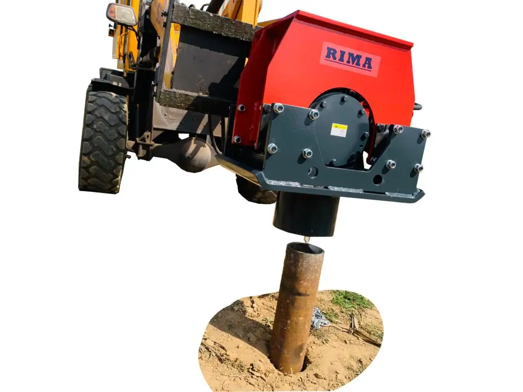 

Hydraulic Fence Post Driver Skid Steer Attachment