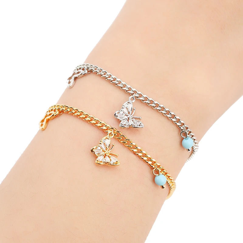 

Bracelet HADIYANA Fashion Zirconia Pendant Bracelet Women's Adjustable Party Jewelry SL3539 Birthday Gift