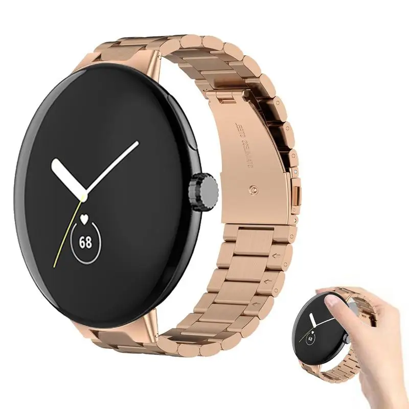 

Совместим с металлическими ремешками часов без зазора, из нержавеющей стали, для мужских и женских часов 2022