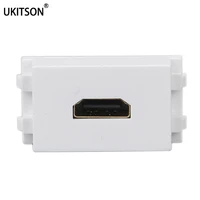 straight hdmi2 0 female to female plug socket 23x36mm slot connector passthrough hdmi compatible module for wall face plate
