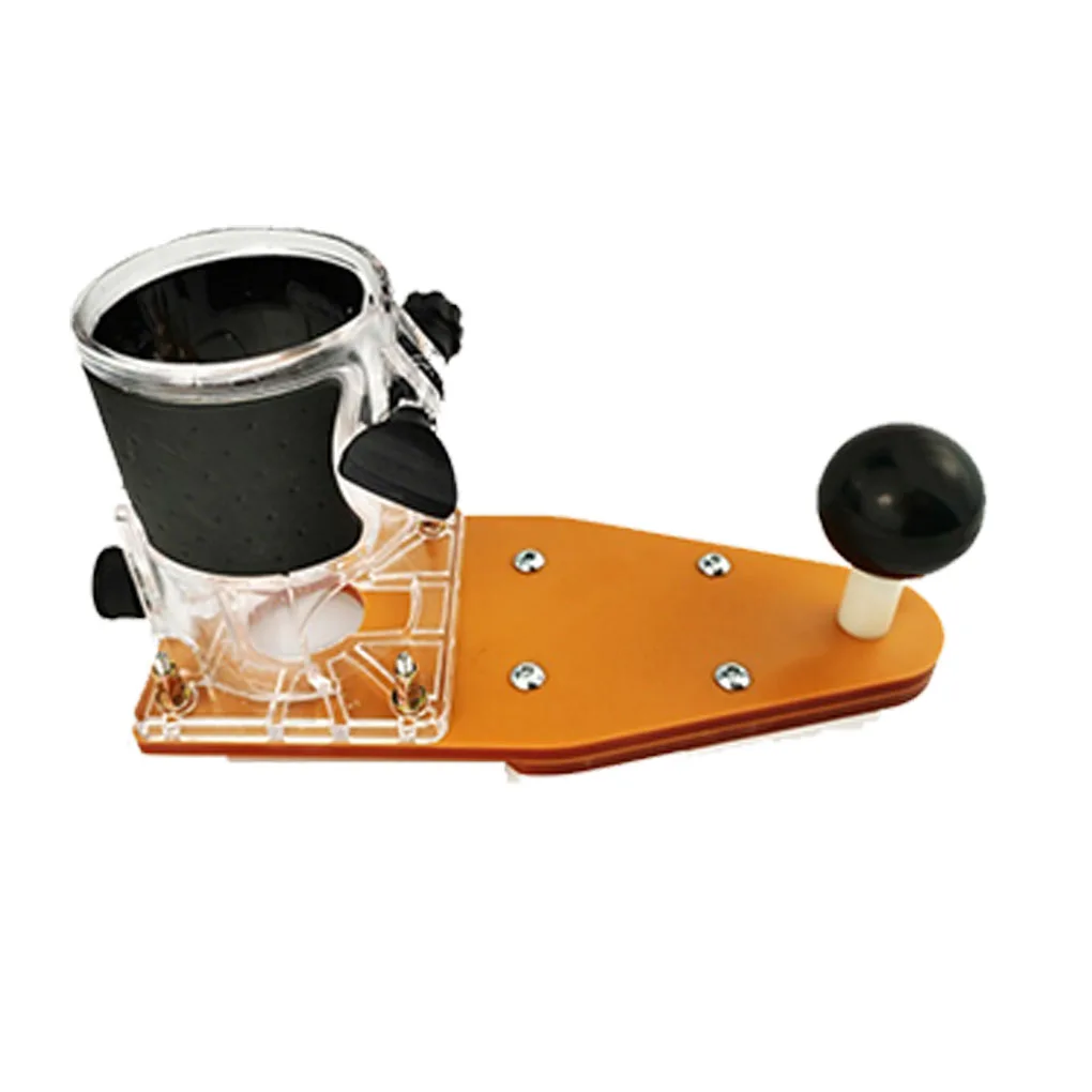 

Waterproof Router Milling Table Trimmer Base Flexible Balance Board with Transparent Cover for Woodworking Type 1
