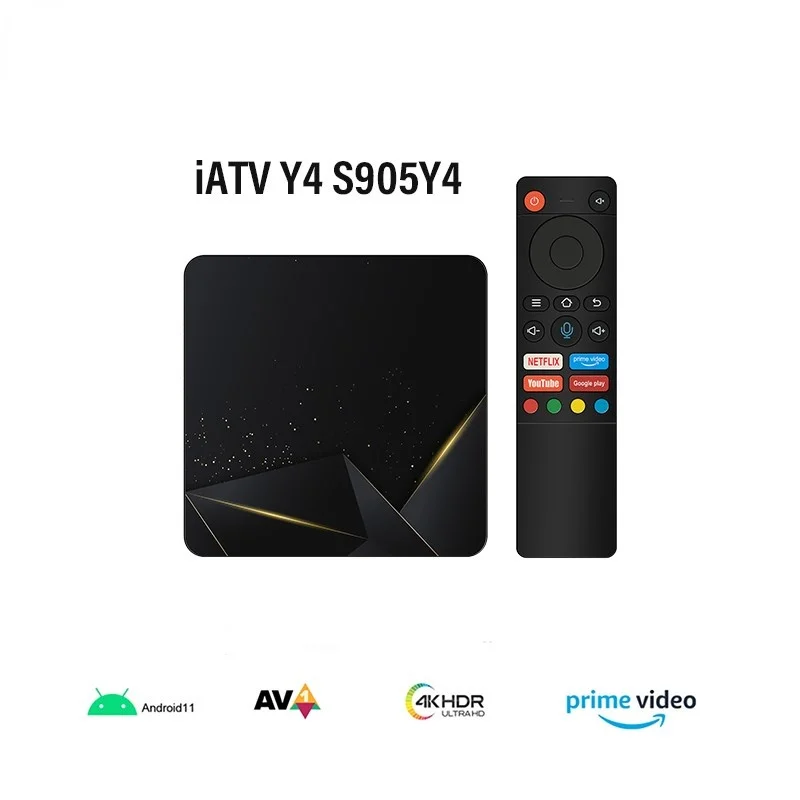 

4K Ultra HD Android 10.0 tvbox iATV Y4 Amlogic S905Y4 HD BT5.0 Dual WIFI Support iptv Cast Screen Smart Set-top Box Recommend